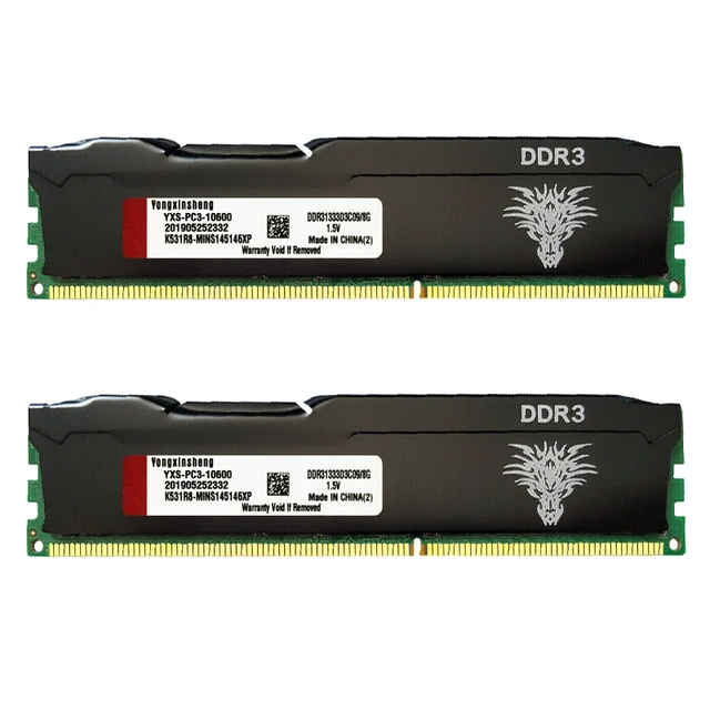 DDR3 DDR4 RAM 4GB 8GB 1333 1600 2133 2400 2666 3200 MHz Desktop Memory Non-ECC Unbuffered DIMM cooling vest black 4