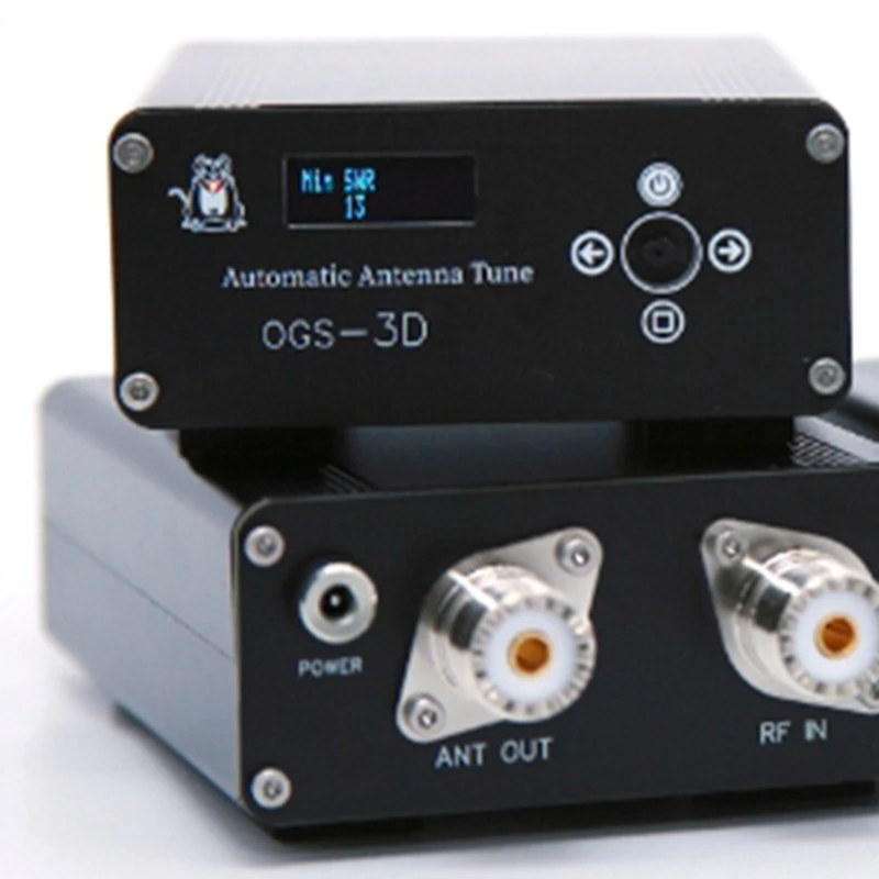 OGS-3D ATU-100 Automatic Antenna Tuner Firmware 5.1 Shortwave Rechargeable for QRP/QRO Radio+Battery | Электроника