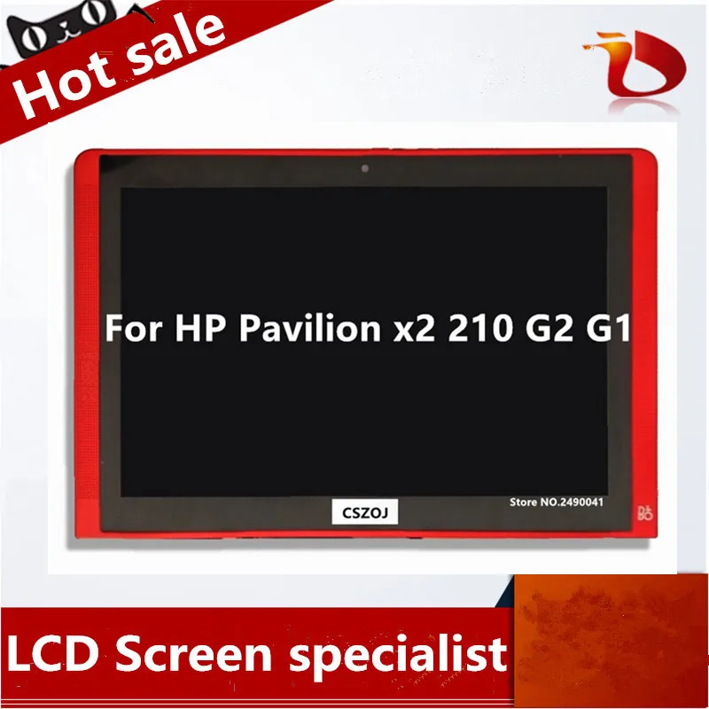 100% новый для hp павильон x2 210 G2 G1 ЖК-дисплей с дигитайзером сенсорный экран в сборе