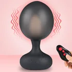 Массажер простаты с 10-частотной вибрацией надувная Анальная пробка стимуляция точки G анальная пробка Анальный расширительный вибратор секс-игрушка для взрослых