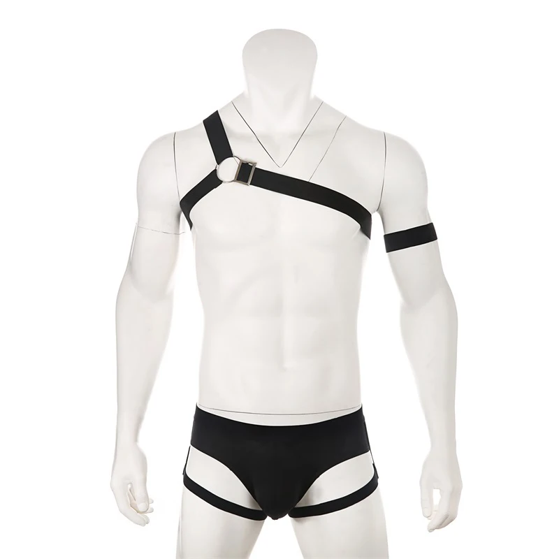Для мужчин s Нижнее белье нагрудный ремень для тела набедренной повязки и