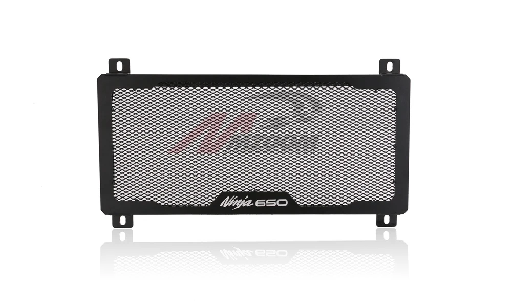 BLACK Motorcycle Radiator Guard Grille Oil Cooler Cover Street Bike Racing For KAWASAKI Z650 NINJA650 NINJA 650