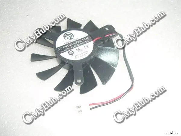 Охлаждающий вентилятор для видеокарты ATI Power Logic PLD06010S12H 12 В постоянного тока 0 30 А