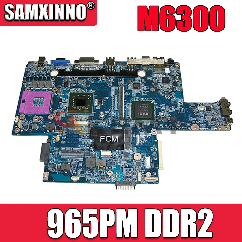

Материнская плата Akemy для ноутбука Dell Precision M6300, 965PM DDR2, Бесплатный ЦПУ IAQ20 LA-3751P 0JM679 JM679