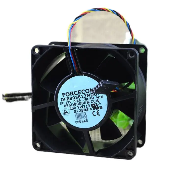 Вентилятор охлаждения Foxconn Forcecon 8038 DFB803812MDOT 12V 0.8A PWM