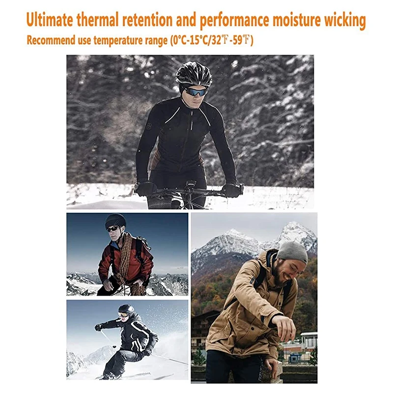 

Hot AD-Winter Helmet Liner Fleece Cap Beanie for Men/Women,Thermal Retention/Sweat Wicking/Breathable/Lightweight
