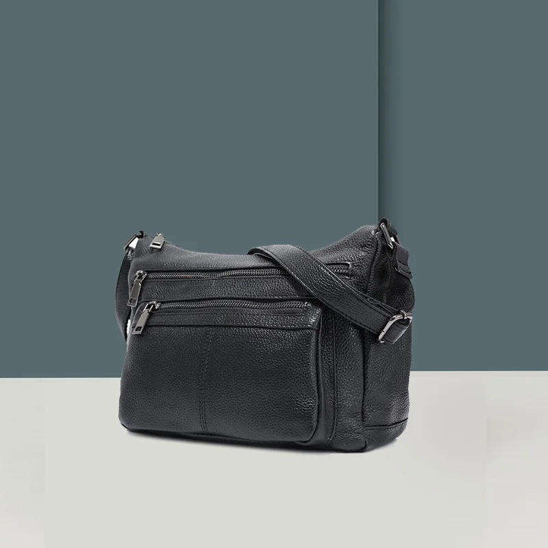 Сумка на плечо Zency женская из 100% натуральной кожи саквояж большой вместимости