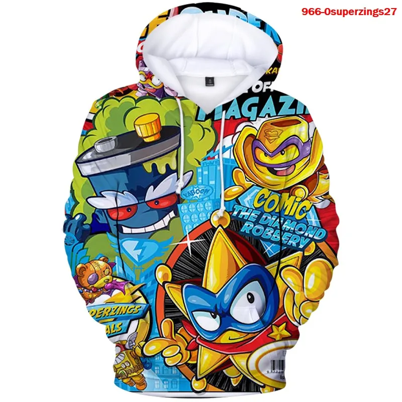 

Anime Super Zings Series 3D Hoodie Boys Girls Sweatshirt Harajuku Streetwear Kids Superzings Lovely Pullovers Xmas Gifts