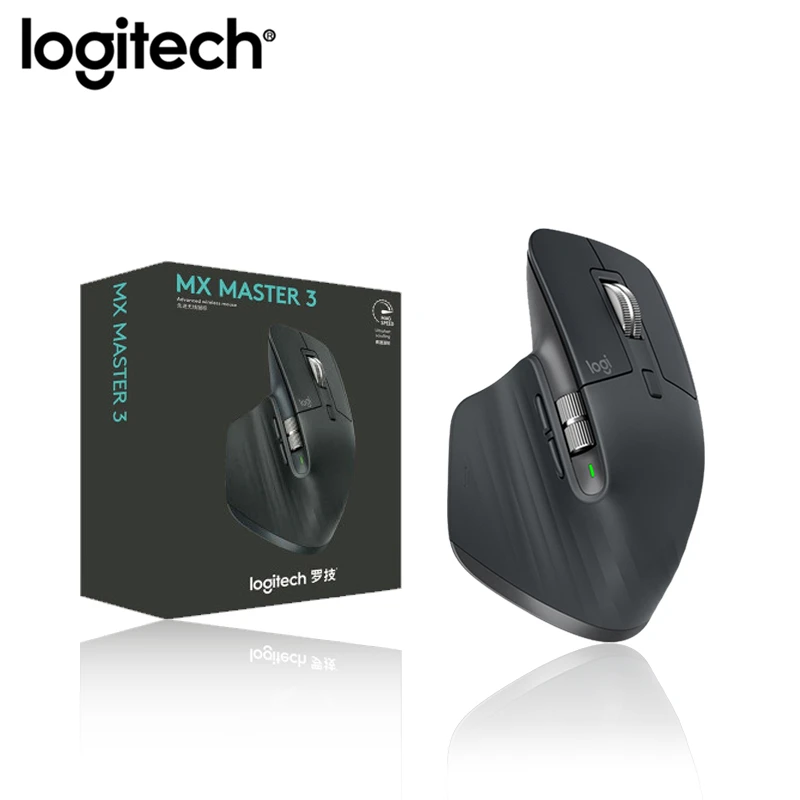 Мышь Logitech MX Master 3 усовершенствованная беспроводная Bluetooth мышь Офисная