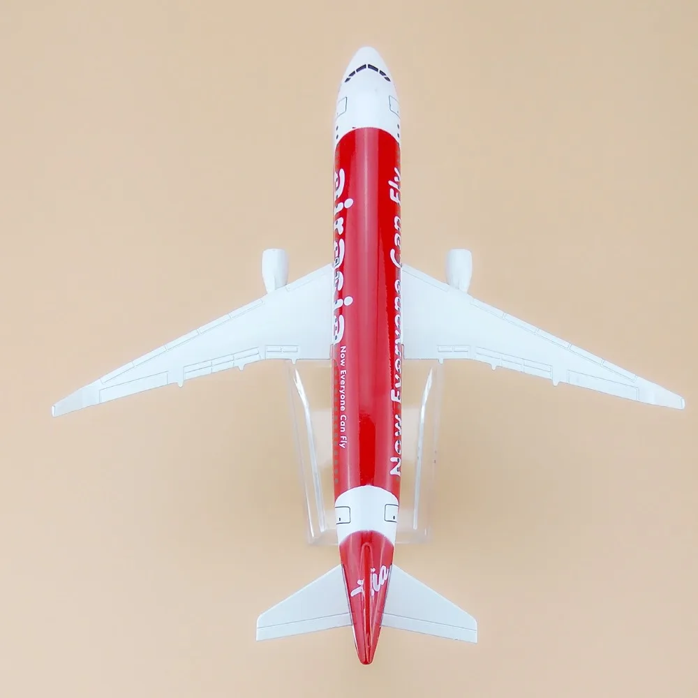 Сплав металла красный Air Asia Airlines A320 модель самолета Airbus 320 Airways Детские Подарки 16