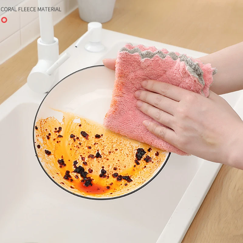

absorbent rag kitchen cloth microfiber kitchen dish cloth absorbent towel Cleaning rags for washing dishes cotton kitchen rags