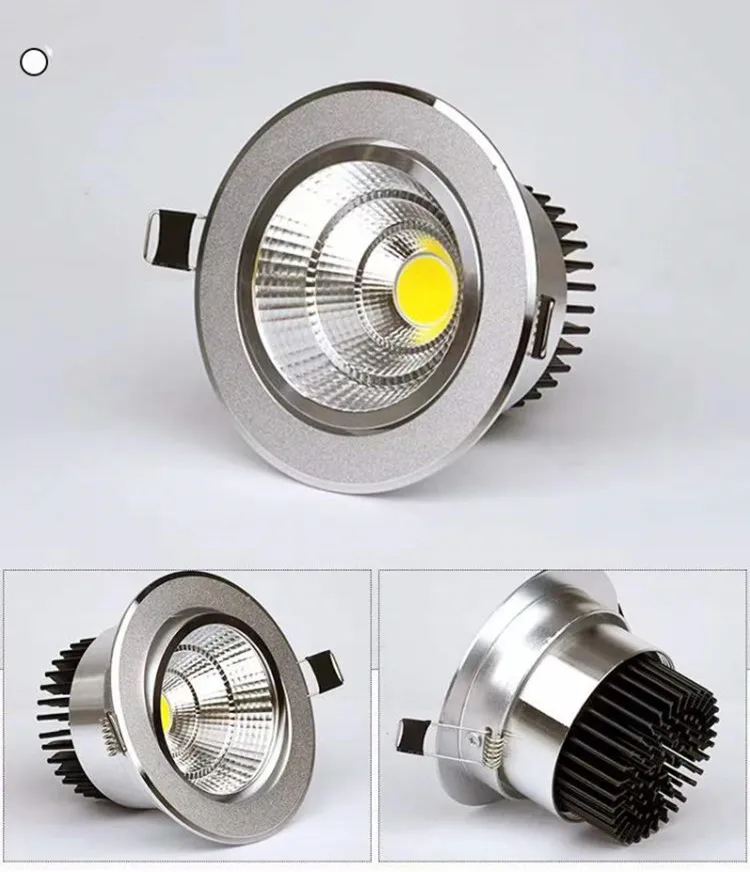LED Dimmable Downlight Ceiling Spot 3w 5w 7w 12w 15w 18w AC85-230V Recessed Lights Indoor Lighting |