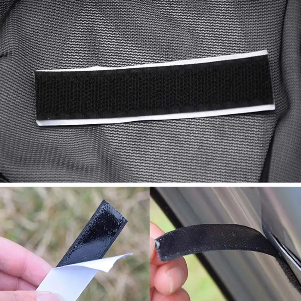 

1Pair Car Front/Rear Side Window Net Anti Insect Mosquito Sunscreen Car Window Net Door Mesh Outdoor Camping