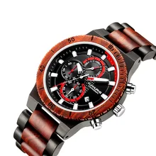 Hot Top Brand Wooden Watch Men Watch Relogio Masculino Luxury Mens Chronograph Military Watches Reloj Hombre Gift for Boyfriend