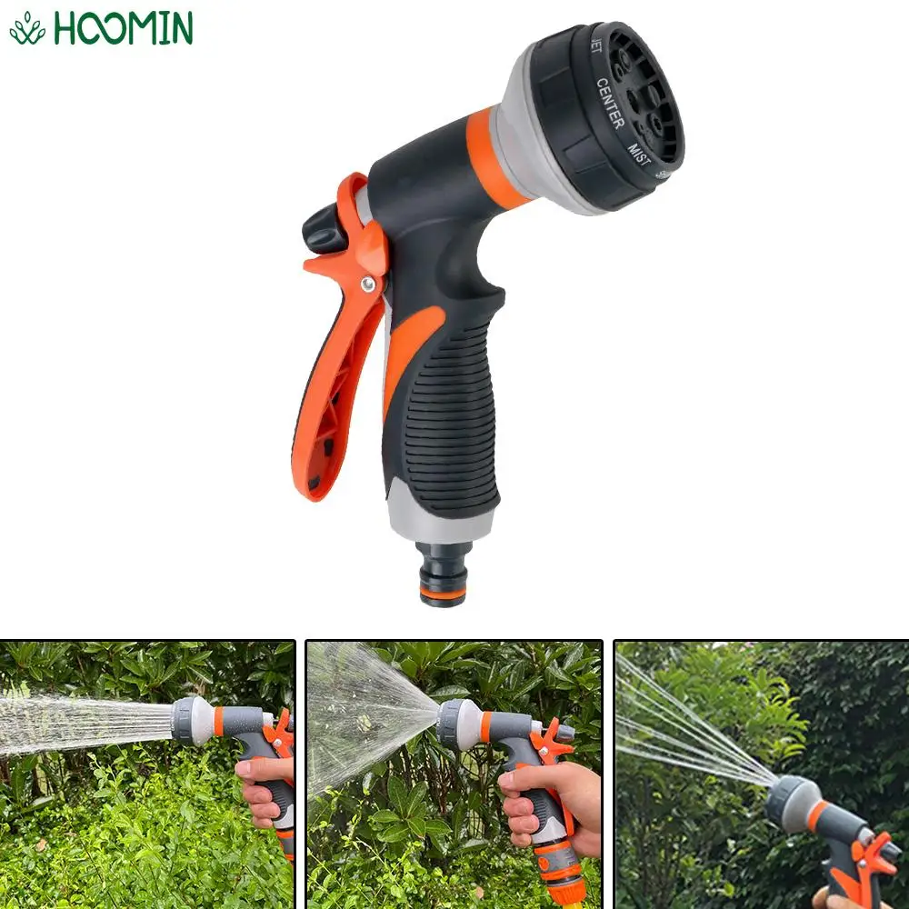 

Hand-held Multifunction 8 Spray Modes For Garden Washing Car High Pressure Water Gun Hose Sprinkle Nozzle Lawn Spray Watering