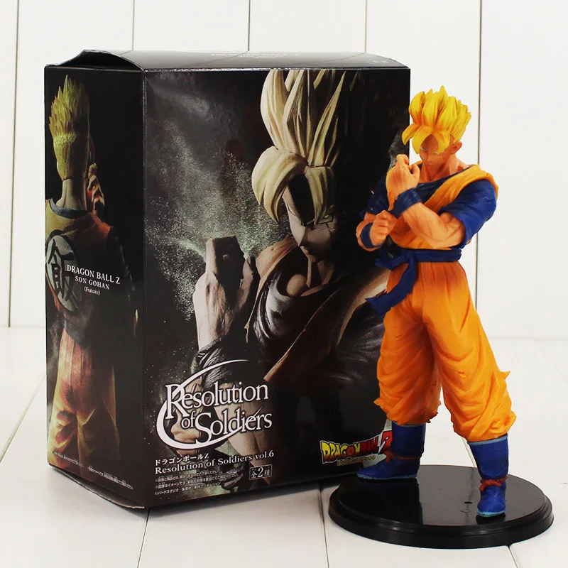 19.5cm-A-with box Dragon Ball Z Goku фигурка из ПВХ Коллекционная модель игрушки Аниме Супер Saiyan сон Гохан Zamasu фигурка броли игрушки для детей - Цвет: 19.5cm-A-with box