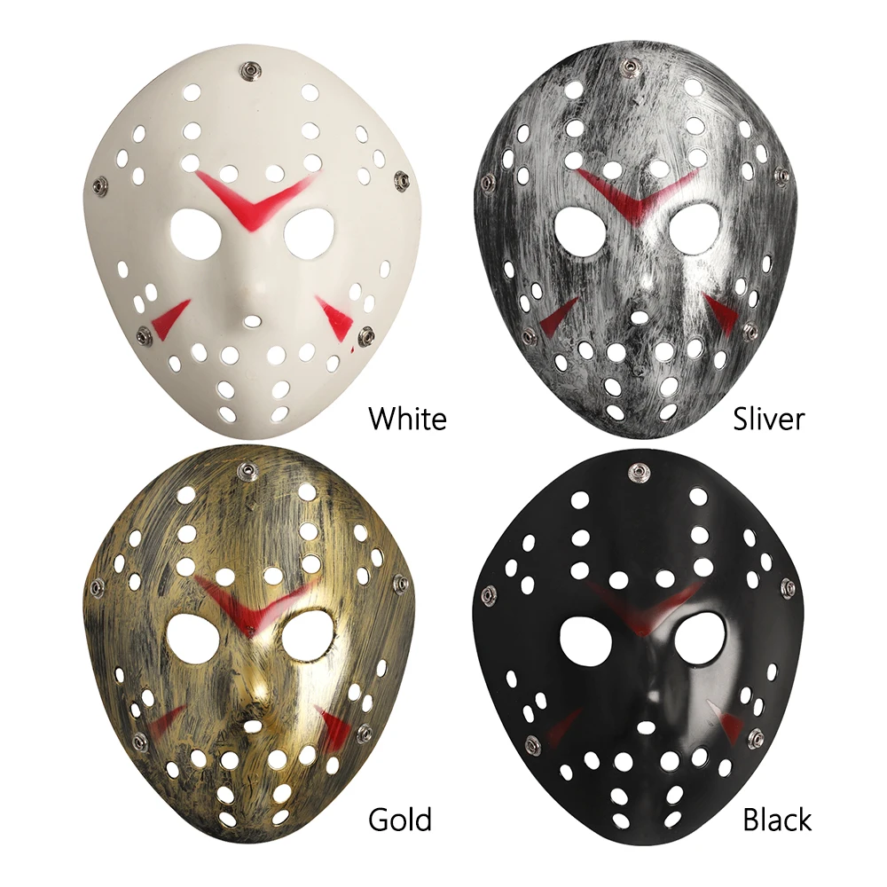 Jason Voorhees Маска Косплей пятница 13th ужас хоккейный костюм тушь на Хэллоуин для взрослых маскарадные Вечерние