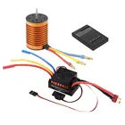 Детали для радиоуправляемых моделей, бесщеточный двигатель 9T 4370KV 60A ESC, программная карта, комбинированные детали для радиоуправляемых автомобилей 110 RC, грузовиков, запчасти для радиоуправляемых моделей