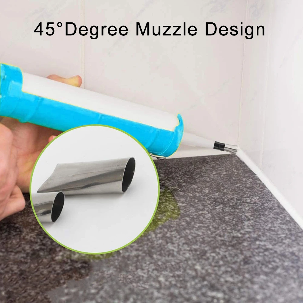 

16pcs Caulk Nozzle Applicator Glue Nozzle Tape Countertops Tile Hand Tools