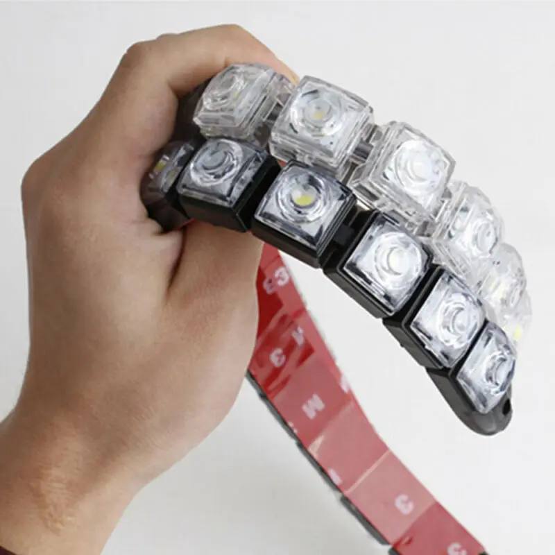 

2PCS Car Auto 9 LEDs DRL Daytime Running Lights Waterproof Daylight Lamp