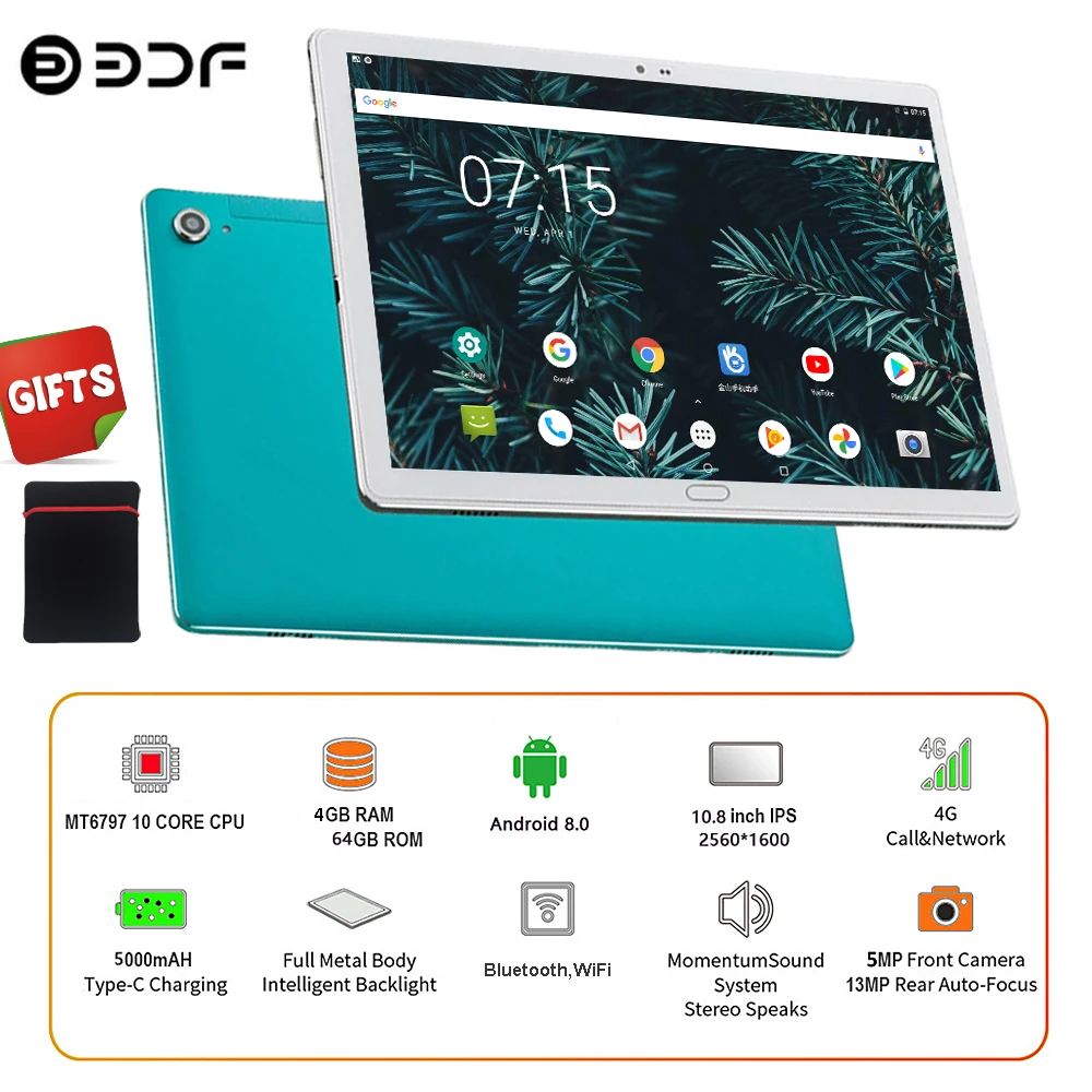 2021 ноутбук планшет 10 8 дюймов Deca Core размер экрана подключается к сети 4G с функцией