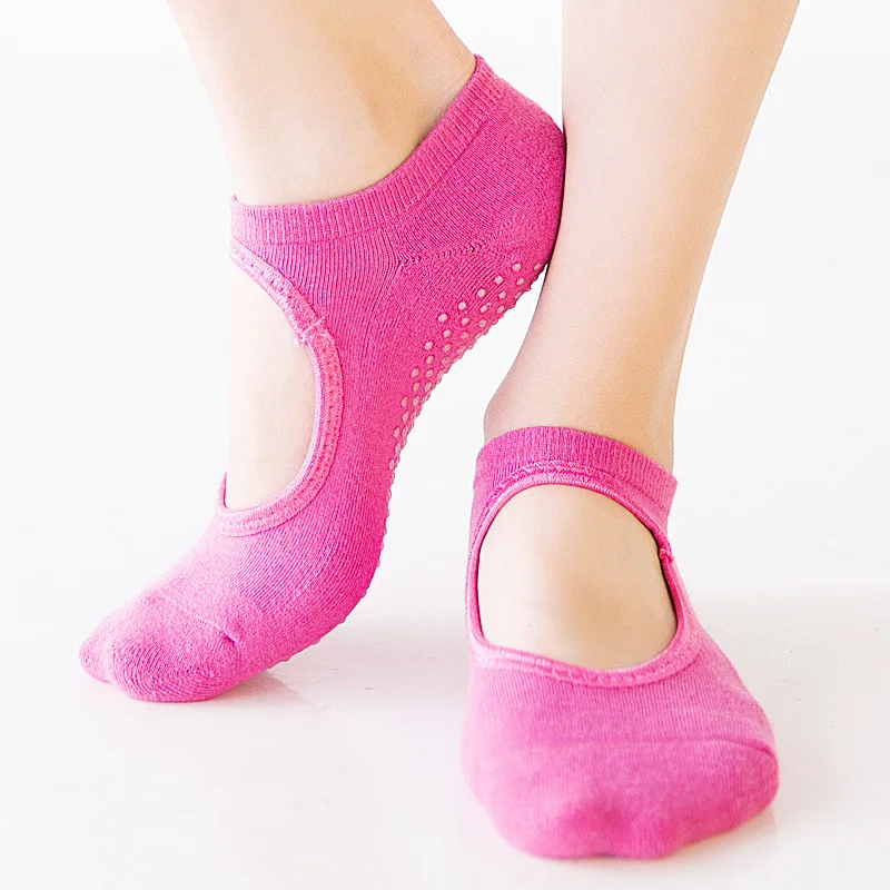 Носки женские эластичные из хлопка для фитнеса пилатеса балета | Женская одежда
