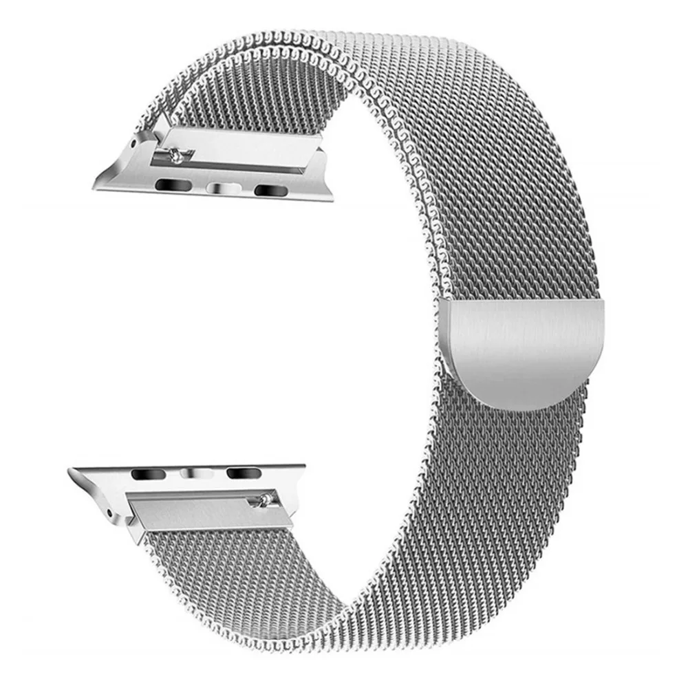Миланская петля ремешок для apple watch series 5 4 band correa apple watch 44 мм 40 мм 42 мм 38 мм iwatch 5 4 3 2 1 ремень из нержавеющей стали