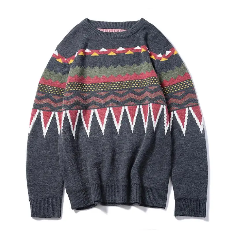 

Fashion Mens Sweaters Casual 2020 Autumn Winter Men Hip Hop Jacquard Knit pullover Man Sweater tops w1323