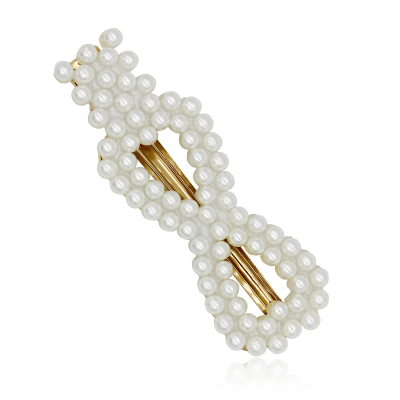 

Fashion Pearl Hair Clip for Women Girl Elegant Korean Design Snap Barrette Stick Hairpins Hair Styling Accessories
