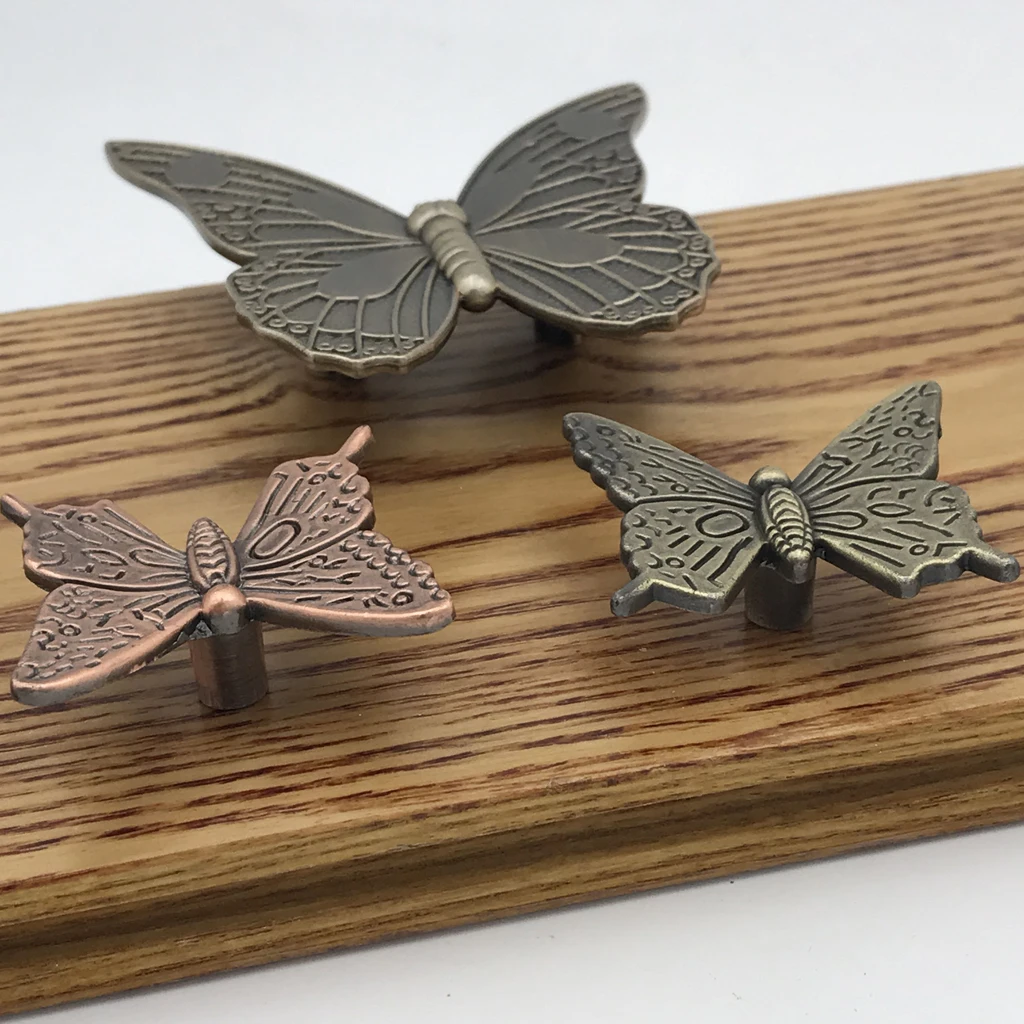 Antique Butterfly Shaped Door Cabinet Drawer Cupboard Wardrobe Pull Handle | Обустройство дома