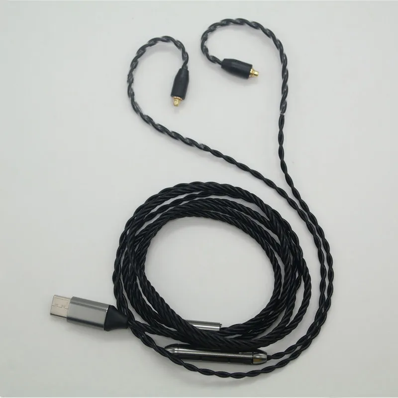 USB Type C 3 5 мм MMCX кабель для наушников SE 846/W40 W50/ TK200/ UE900/ ES30 ES50 провод с