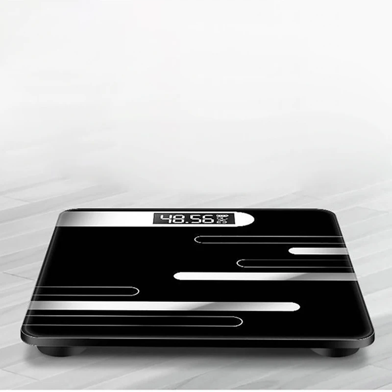 Весы электронные умные с ЖК-дисплеем для измерения температуры и жира | Дом сад