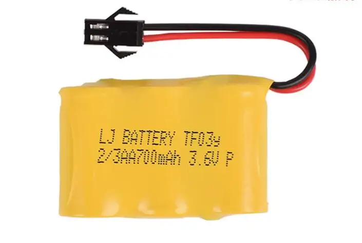 

MasterFire NI-CD 2/3AA 700mah 3.6V Battery Remote deformation car Electric toys robot rechargeable batteries with SM-2P Plug