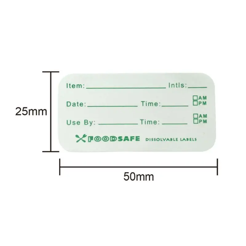 

250pcs/roll Kitchen Food Storage Labels Refrigerator Freezer Adhesive Sticker Home Restaurant Use