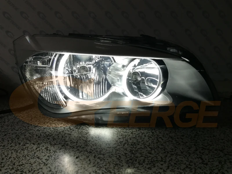 Отличные c образные стильные ультра яркие CCFL ангельские глазки для BMW X1 E84 2009 2010 2011