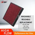 R-EP сменный воздушный фильтр подходит для Audi * A4 Seat Exeo Performance, впуск холодного воздуха, Моющиеся Многоразовые фильтры