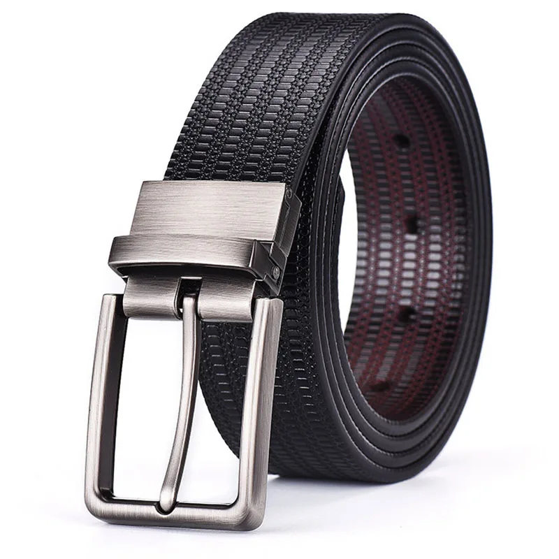 

Men's belt leather belt men male genuine leather strap brown cow leather belt for men pin buckle vintage jeans cintos masculinos