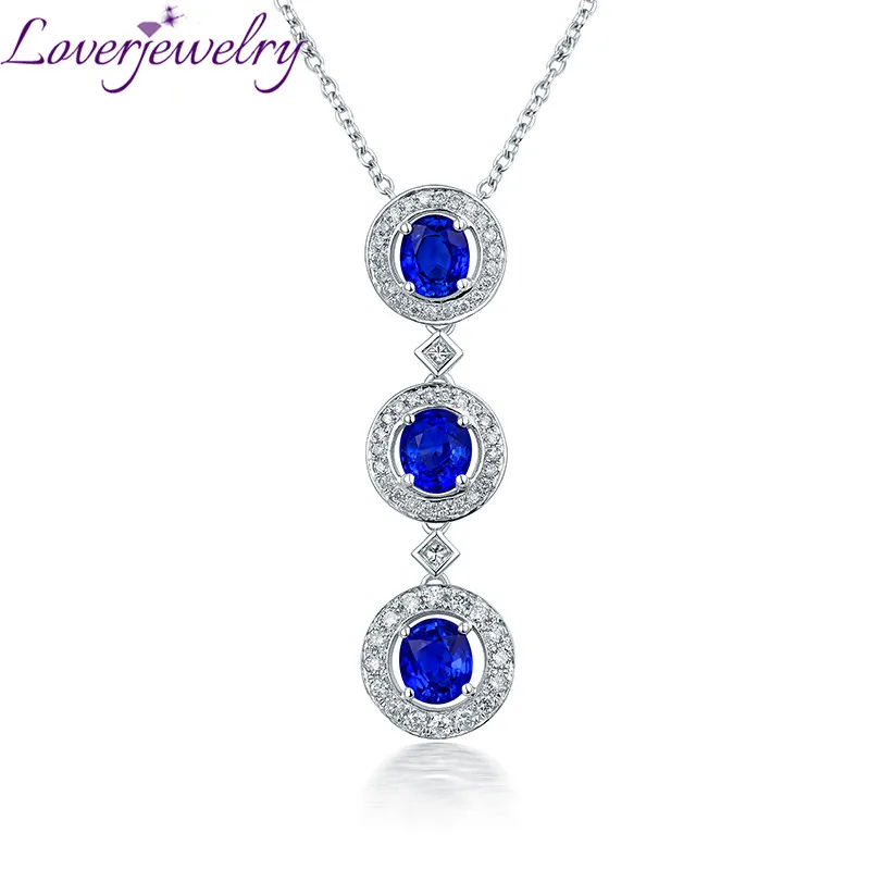 Женская подвеска LOVERJEWELRY из настоящего белого золота 14 к сверкающие бриллианты 3