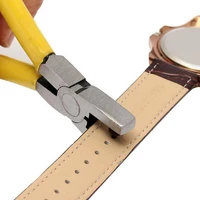 1pcs watch leather belt hole puncher plier universal 2mm round strap jewelry diy hand crafts home sewing repair tool accessories