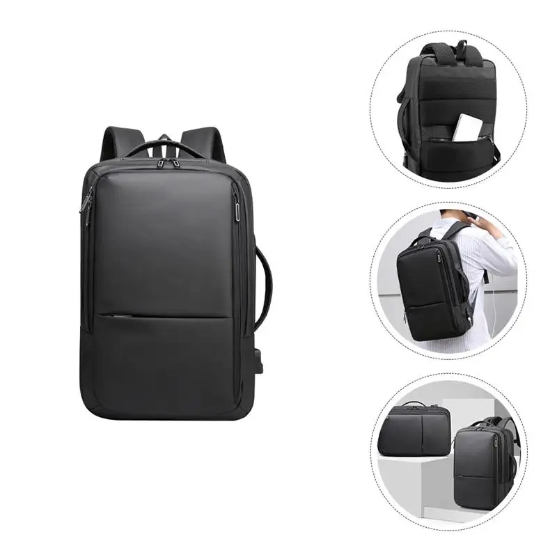 

1pc Backpack Men Large Capacity Chic Practical Multipurpose Bag Pouch for Commuting Travel