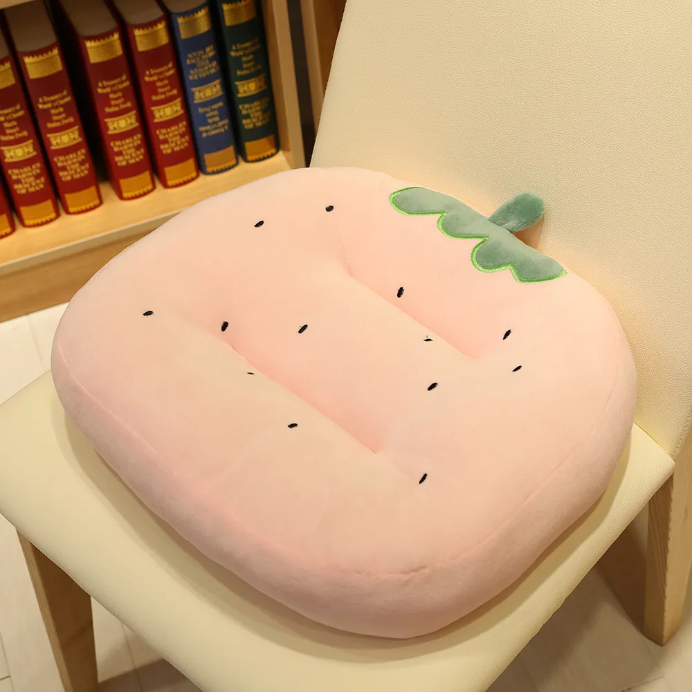 pink cushion 35*35*55 см летняя Шейная Подушка для сна полдень Подушка офисный школьный стул подушка морковь клубника медленный подарок для друзей - Цвет: pink cushion