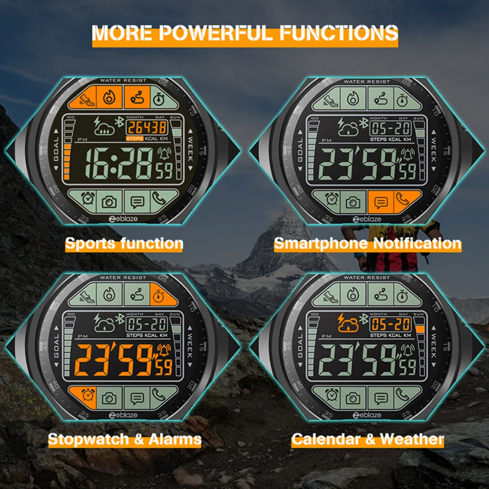 Zeblaze VIBE 3 S уличные умные часы 50 м водонепроницаемые 5 АТМ погода фитнес