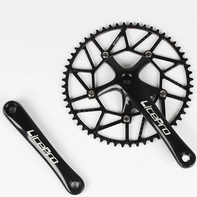 170 мм 130 BCD Сверхлегкий велосипедный кривошипный набор 5 гвоздей квадратное