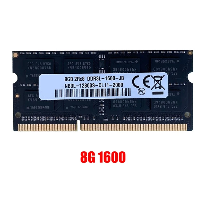 ddr3 8gb laptop ram memory 1600mhz pc3 12800 1 35v 204 pins sodimm support dual channel for amd laptop memory free global shipping