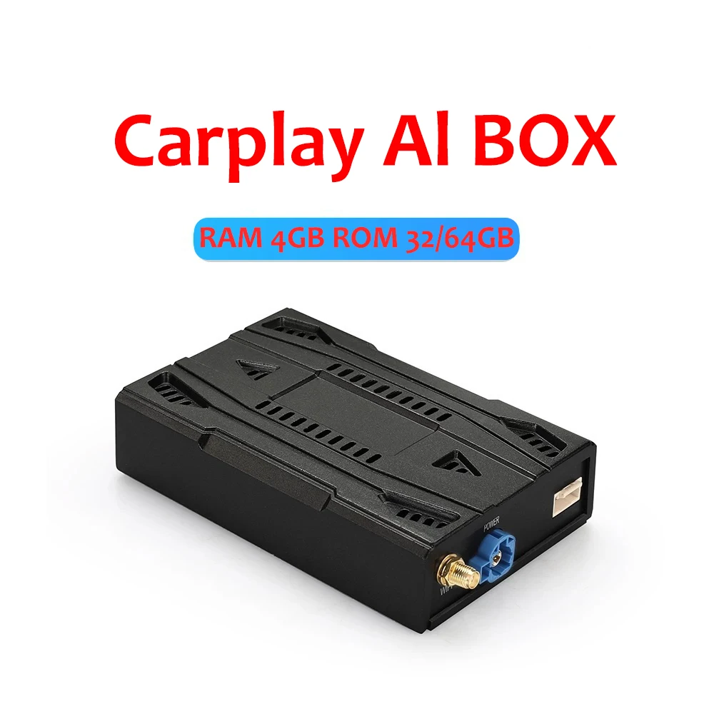 

Carplay AI Box Andriod 9.0 Multimedia Wireless Mirroring Link For Ben-z BM-W Au-di V-W Fo-rd Hyun-dai Sko-da