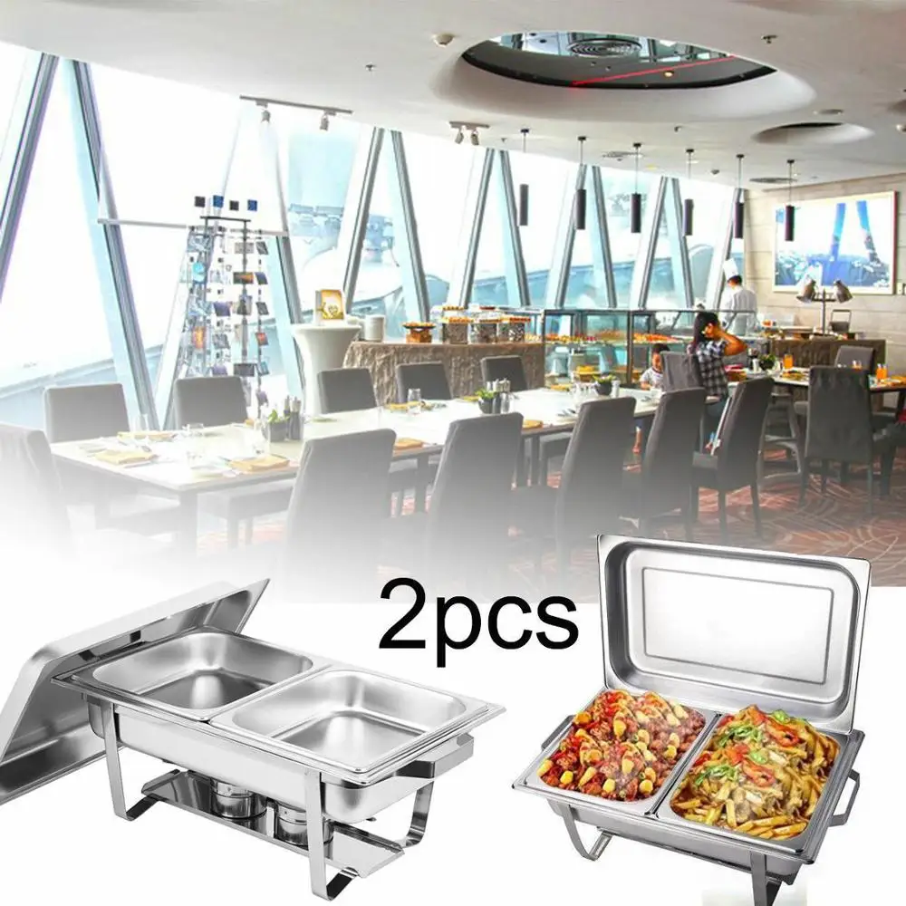 Yonntech 2 шт. подогреватель блюд для жарки из нержавеющей стали|Блюдца и тарелки| |