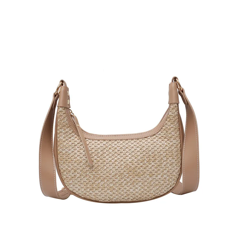 

Small Straw Bags For Women 2020 Summer Crossbody Bags Lady Travel Purses and Handbags Female Shoulder Messenger Bag Sac A Main