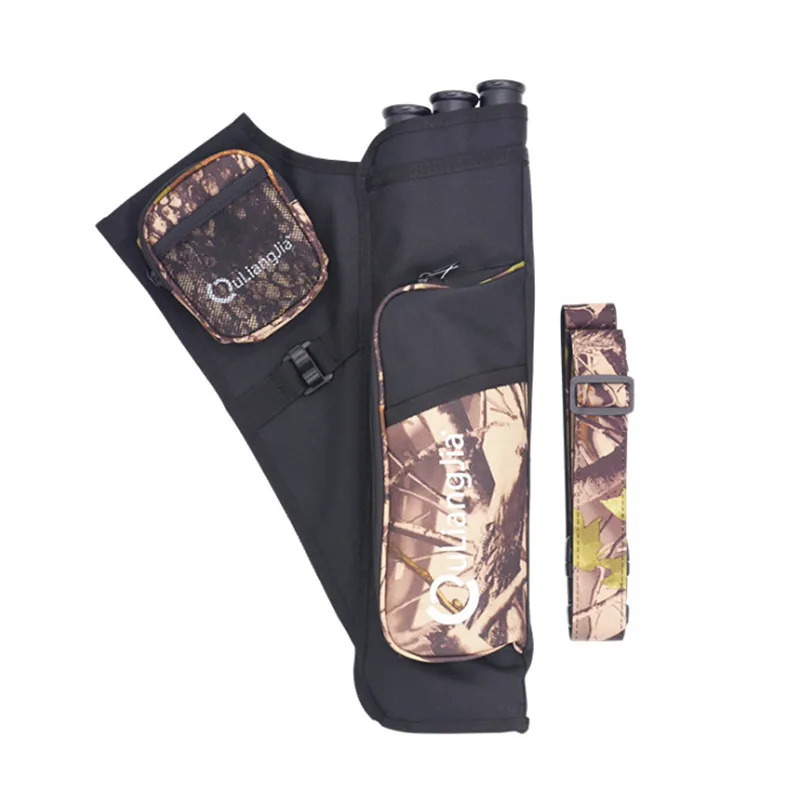 3 трубки Стрельба Из Лука Стрела колчан поясная сумка держатель стрела Чехол
