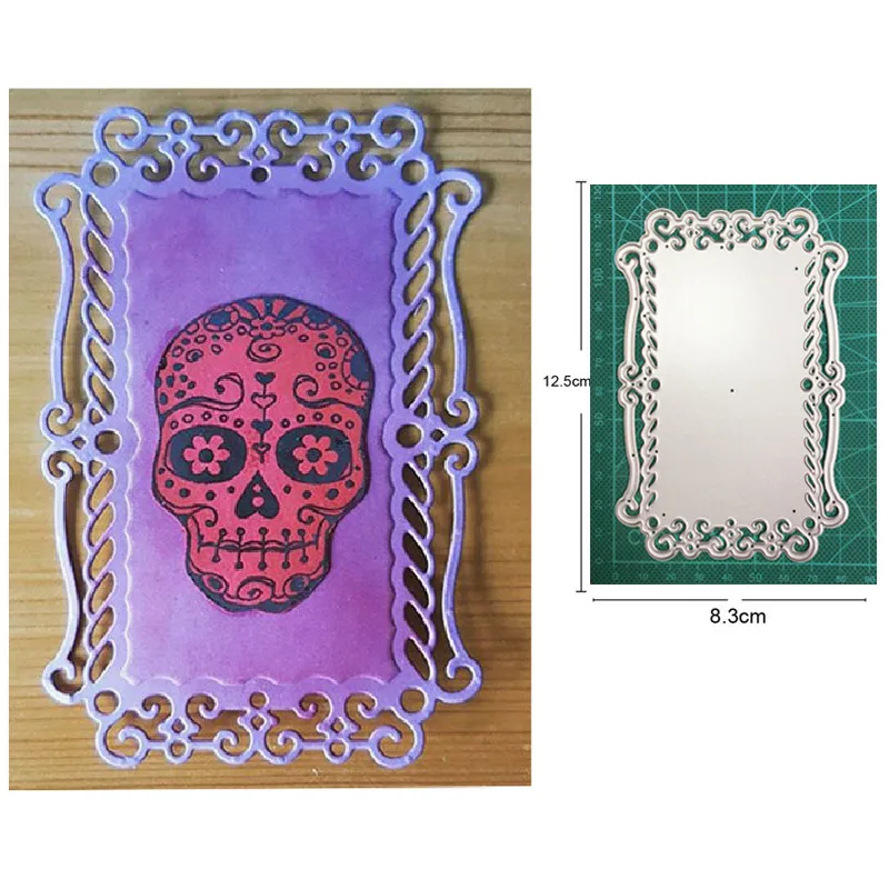 

Couple Lace Background Frame metal cutting dies Stencils dies Scrapbooking Decoration Paper Craft Embossing Die Cut Craft dies