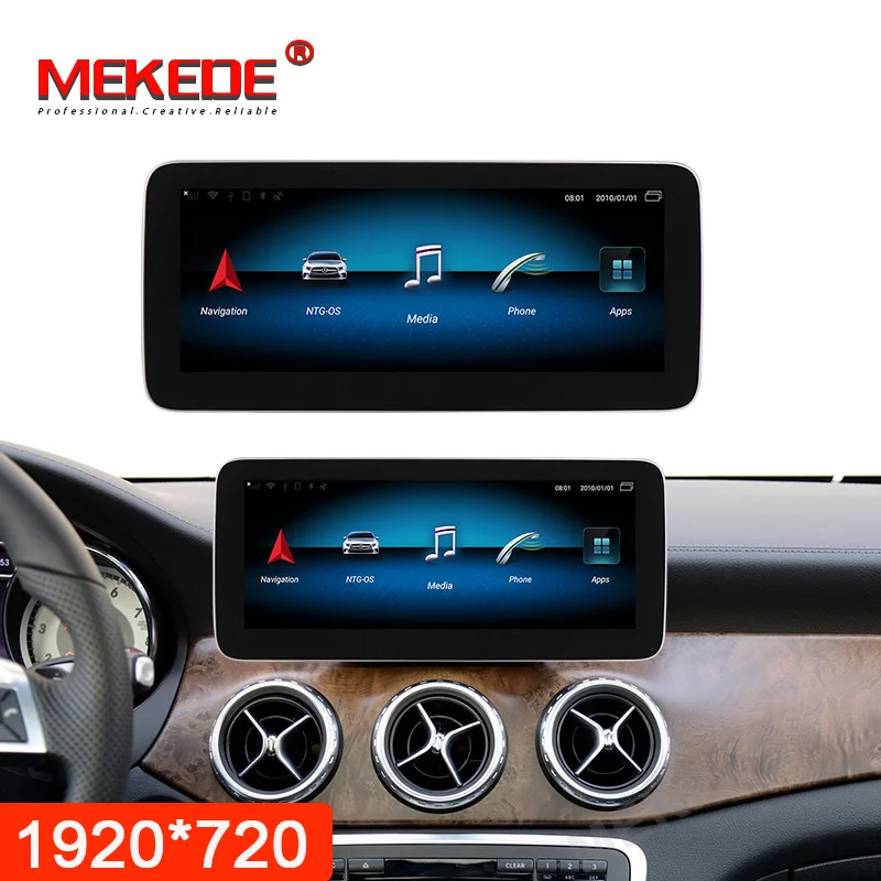 4G + 64G Android9.0 1924*720 4glte Авторадио gps DVD стерео для Mercede Benz GLA Class x156 2013 2015 с wifi BT камерой